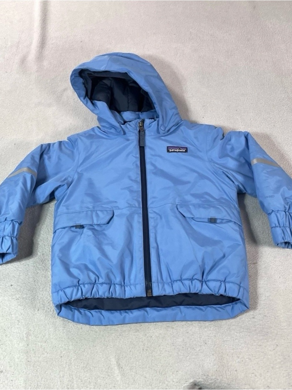 Patagonia blue insulted ski jacket size 3t boys - Picture 13 of 13